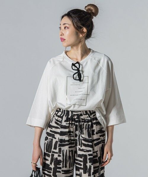 LAUTREAMONT / ロートレアモン カットソー | 【WEB限定】箔ロゴカットソー≪手洗い可能≫ | 詳細13