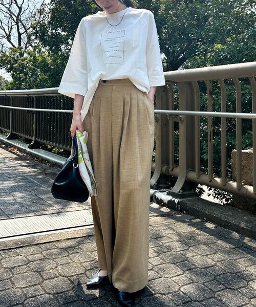 LAUTREAMONT / ロートレアモン カットソー | 【WEB限定】箔ロゴカットソー≪手洗い可能≫ | 詳細2