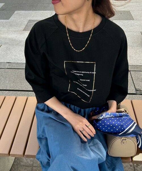 LAUTREAMONT / ロートレアモン カットソー | 【WEB限定】箔ロゴカットソー≪手洗い可能≫ | 詳細17