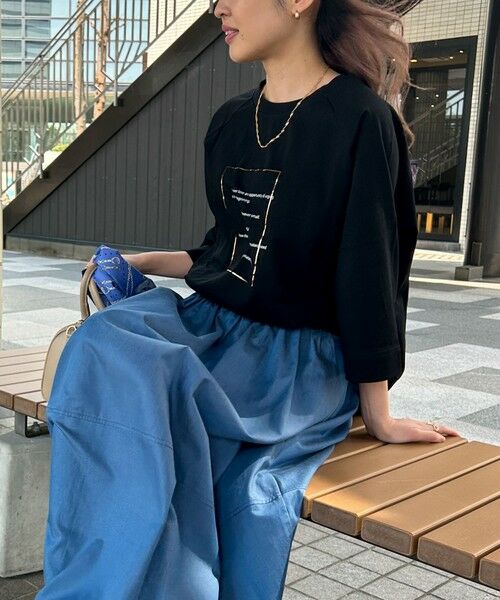 LAUTREAMONT / ロートレアモン カットソー | 【WEB限定】箔ロゴカットソー≪手洗い可能≫ | 詳細18