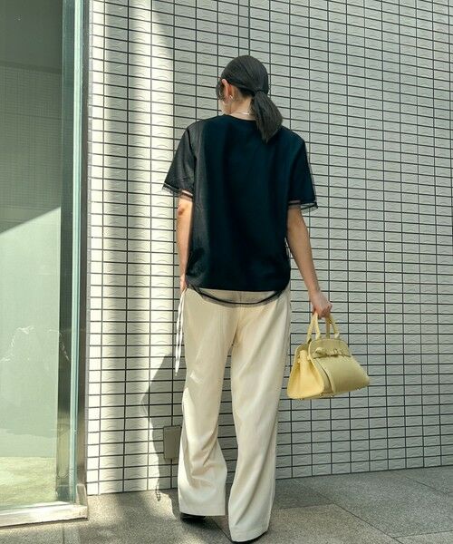 LAUTREAMONT / ロートレアモン カットソー | 【WEB限定】チュールレイヤードロゴカットソー≪手洗い可能≫ | 詳細15