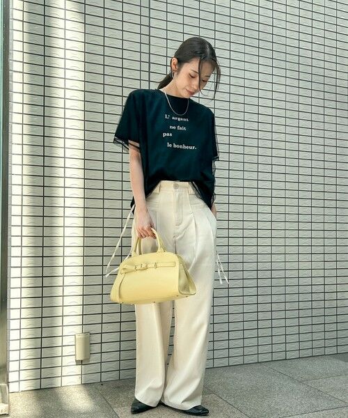 LAUTREAMONT / ロートレアモン カットソー | 【WEB限定】チュールレイヤードロゴカットソー≪手洗い可能≫ | 詳細16