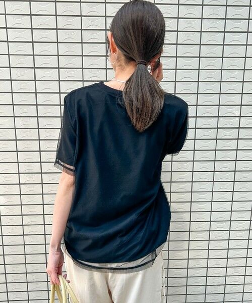 LAUTREAMONT / ロートレアモン カットソー | 【WEB限定】チュールレイヤードロゴカットソー≪手洗い可能≫ | 詳細17