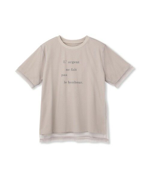 LAUTREAMONT / ロートレアモン カットソー | 【WEB限定】チュールレイヤードロゴカットソー≪手洗い可能≫ | 詳細26