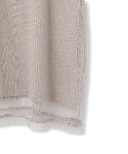 LAUTREAMONT / ロートレアモン カットソー | 【WEB限定】チュールレイヤードロゴカットソー≪手洗い可能≫ | 詳細30