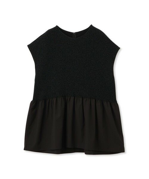 LAUTREAMONT / ロートレアモン カットソー | ラメ×シャツレイヤード見えカットソー≪洗濯機で洗える≫ | 詳細1