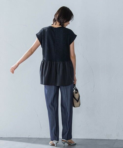 LAUTREAMONT / ロートレアモン カットソー | ラメ×シャツレイヤード見えカットソー≪洗濯機で洗える≫ | 詳細5