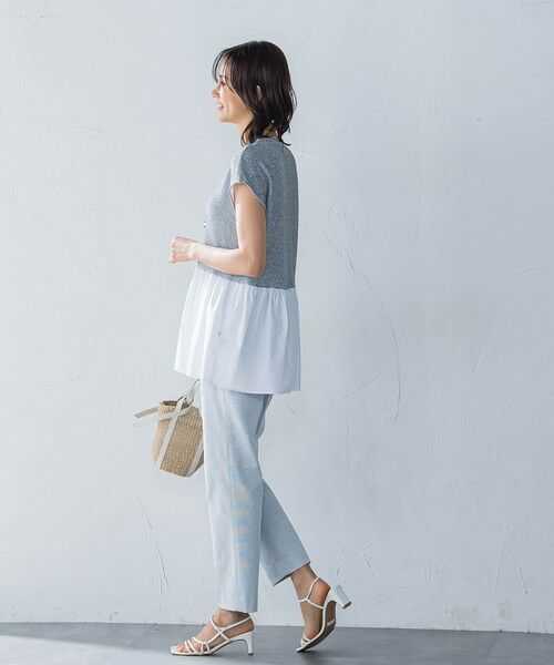 LAUTREAMONT / ロートレアモン カットソー | ラメ×シャツレイヤード見えカットソー≪洗濯機で洗える≫ | 詳細12