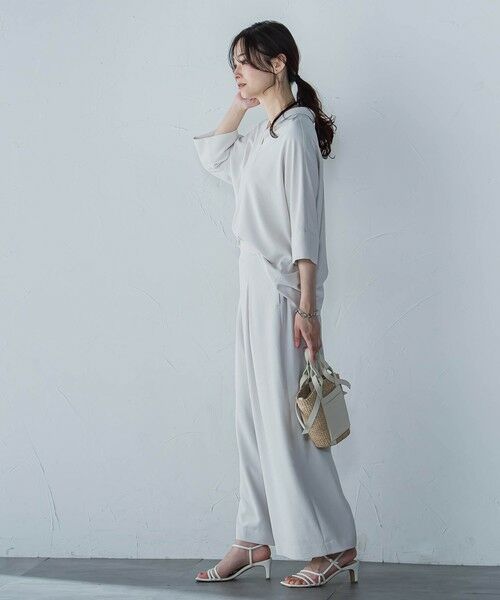 LAUTREAMONT / ロートレアモン その他パンツ | 【一部店舗限定販売】キレイ×リラックス ガウチョパンツ≪接触冷感/UV/洗濯機で洗える≫ | 詳細7