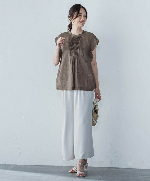 LAUTREAMONT / ロートレアモン その他パンツ | 【一部店舗限定販売】キレイ×リラックス ガウチョパンツ≪接触冷感/UV/洗濯機で洗える≫ | 詳細8