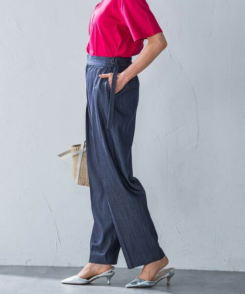 LAUTREAMONT / ロートレアモン その他パンツ | カーヴィシルエットパンツ≪洗濯機で洗える≫ | 詳細1