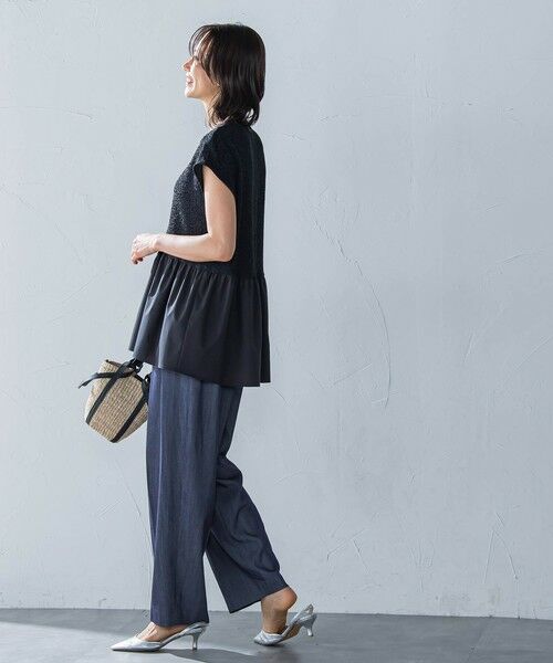 LAUTREAMONT / ロートレアモン その他パンツ | カーヴィシルエットパンツ≪洗濯機で洗える≫ | 詳細10