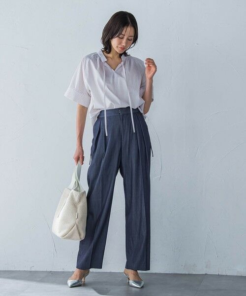 LAUTREAMONT / ロートレアモン その他パンツ | カーヴィシルエットパンツ≪洗濯機で洗える≫ | 詳細7