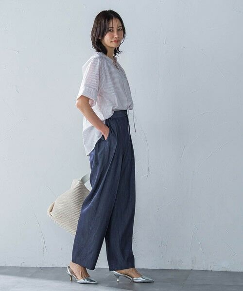 LAUTREAMONT / ロートレアモン その他パンツ | カーヴィシルエットパンツ≪洗濯機で洗える≫ | 詳細8