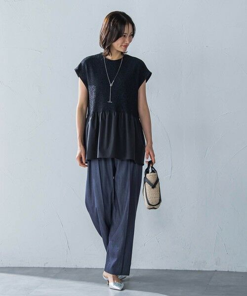 LAUTREAMONT / ロートレアモン その他パンツ | カーヴィシルエットパンツ≪洗濯機で洗える≫ | 詳細9