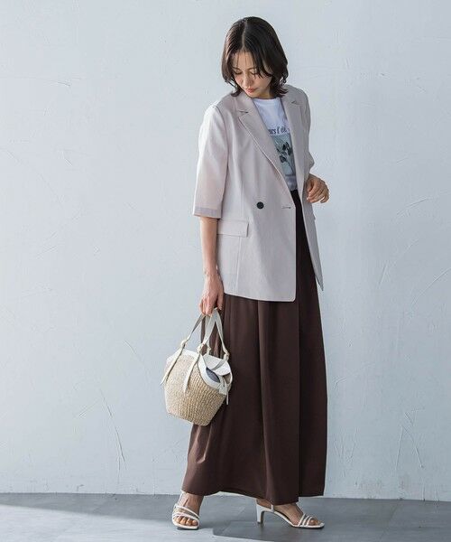 LAUTREAMONT / ロートレアモン その他パンツ | 【晴れ軽】撥水UVワイドパンツ≪UV/接触冷感/撥水性/洗濯機で洗える≫ | 詳細8