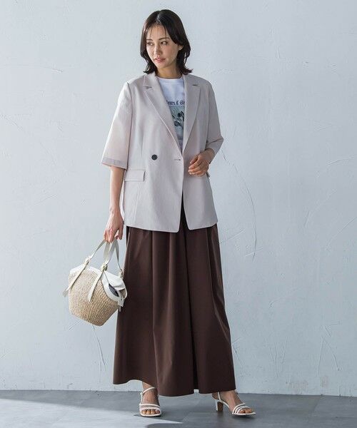 LAUTREAMONT / ロートレアモン その他パンツ | 【晴れ軽】撥水UVワイドパンツ≪UV/接触冷感/撥水性/洗濯機で洗える≫ | 詳細7