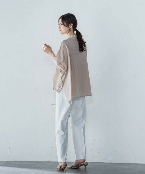 LAUTREAMONT / ロートレアモン その他パンツ | シェルタリングドライオックスワイドパンツ≪洗濯機で洗える≫ | 詳細1