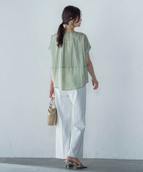 LAUTREAMONT / ロートレアモン その他パンツ | シェルタリングドライオックスワイドパンツ≪洗濯機で洗える≫ | 詳細9