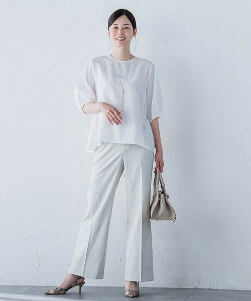 LAUTREAMONT / ロートレアモン その他パンツ | シェルタリングドライオックスワイドパンツ≪洗濯機で洗える≫ | 詳細18