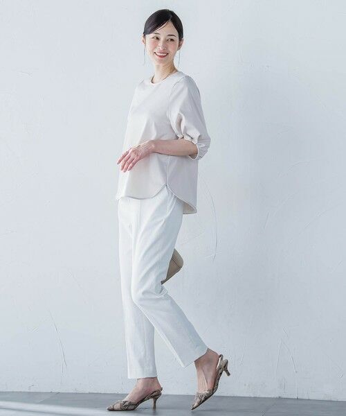 LAUTREAMONT / ロートレアモン その他パンツ | シェルタリングドライオックステーパードパンツ≪洗濯機で洗える≫ | 詳細1