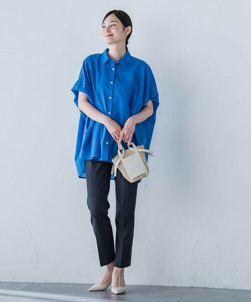 LAUTREAMONT / ロートレアモン その他パンツ | シェルタリングドライオックステーパードパンツ≪洗濯機で洗える≫ | 詳細4