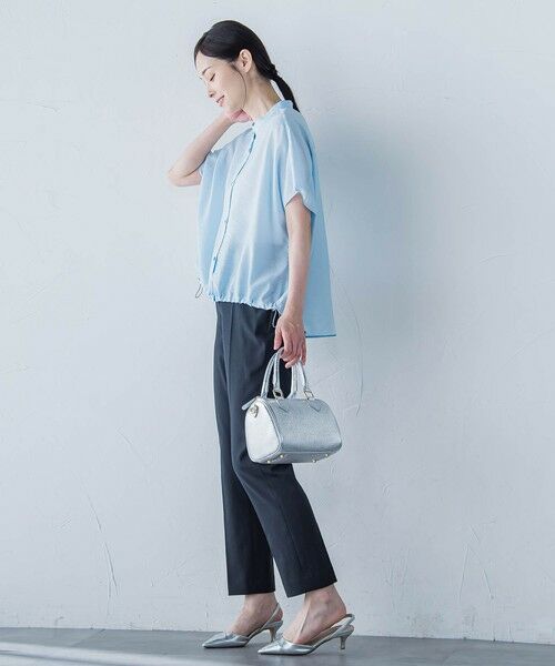 LAUTREAMONT / ロートレアモン その他パンツ | シェルタリングドライオックステーパードパンツ≪洗濯機で洗える≫ | 詳細3