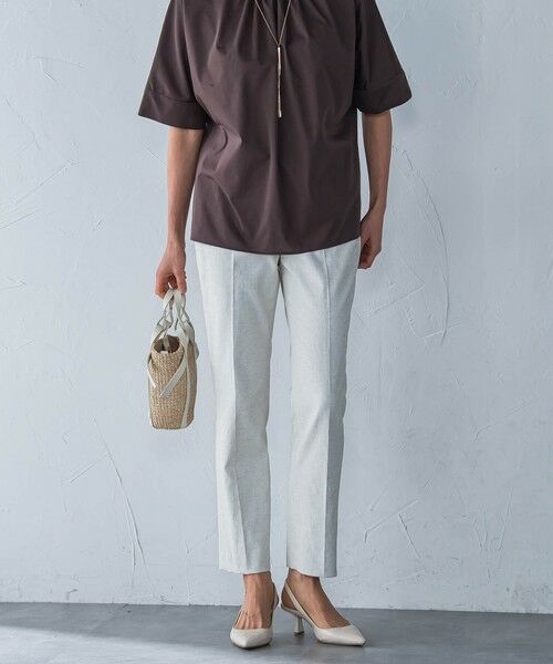 LAUTREAMONT / ロートレアモン その他パンツ | シェルタリングドライオックステーパードパンツ≪洗濯機で洗える≫ | 詳細8