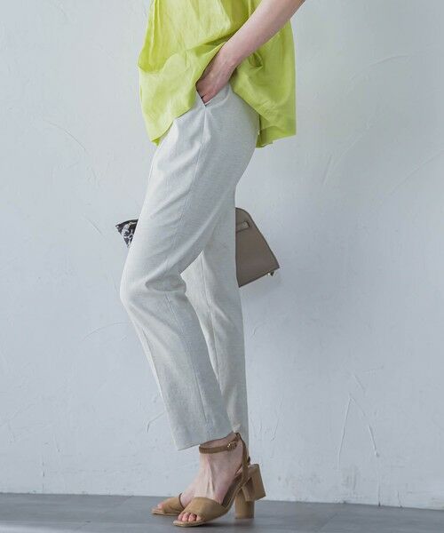 LAUTREAMONT / ロートレアモン その他パンツ | シェルタリングドライオックステーパードパンツ≪洗濯機で洗える≫ | 詳細15