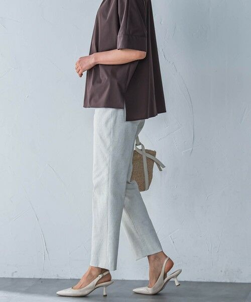 LAUTREAMONT / ロートレアモン その他パンツ | シェルタリングドライオックステーパードパンツ≪洗濯機で洗える≫ | 詳細10