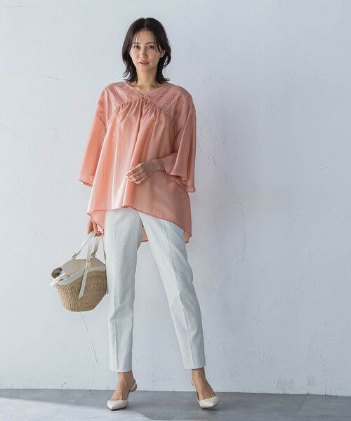 LAUTREAMONT / ロートレアモン その他パンツ | シェルタリングドライオックステーパードパンツ≪洗濯機で洗える≫ | 詳細14