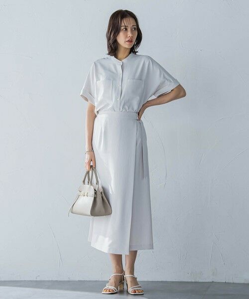 LAUTREAMONT / ロートレアモン ミニ・ひざ丈スカート | 【一部店舗限定販売】キレイ×リラックス アムンゼンスカート≪接触冷感/UV/洗濯機で洗える≫ | 詳細5