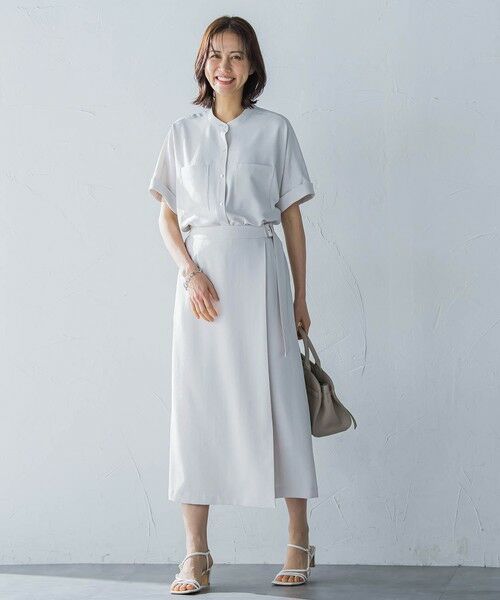 LAUTREAMONT / ロートレアモン ミニ・ひざ丈スカート | 【一部店舗限定販売】キレイ×リラックス アムンゼンスカート≪接触冷感/UV/洗濯機で洗える≫ | 詳細7