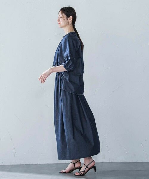 LAUTREAMONT / ロートレアモン ミニ・ひざ丈スカート | 【WEB限定】極上ライトデニムスカート≪洗濯機で洗える≫ | 詳細5