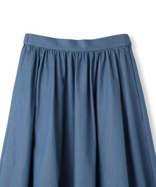 LAUTREAMONT / ロートレアモン ミニ・ひざ丈スカート | 【WEB限定】極上ライトデニムスカート≪洗濯機で洗える≫ | 詳細12