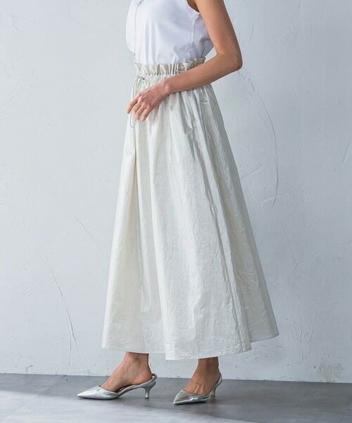 LAUTREAMONT / ロートレアモン ミニ・ひざ丈スカート | フォイルギャザースカート≪手洗い可能≫ | 詳細9