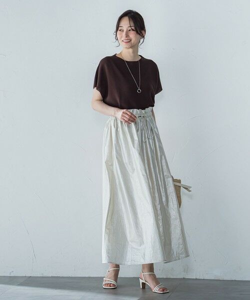 LAUTREAMONT / ロートレアモン ミニ・ひざ丈スカート | フォイルギャザースカート≪手洗い可能≫ | 詳細21