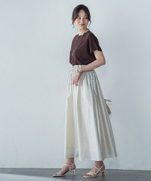 LAUTREAMONT / ロートレアモン ミニ・ひざ丈スカート | フォイルギャザースカート≪手洗い可能≫ | 詳細22