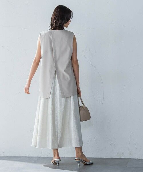 LAUTREAMONT / ロートレアモン ミニ・ひざ丈スカート | フォイルギャザースカート≪手洗い可能≫ | 詳細13