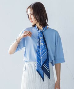 LAUTREAMONT / ロートレアモン ニット・セーター | 5分袖Tシャツライクニット≪手洗い可能≫