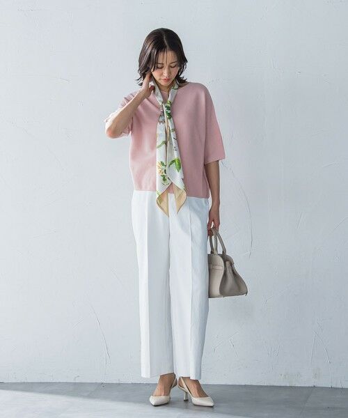 LAUTREAMONT / ロートレアモン ニット・セーター | ラメ入りホールガーメントVネックニット≪手洗い可能≫ | 詳細1