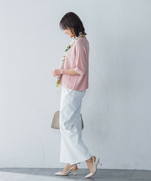 LAUTREAMONT / ロートレアモン ニット・セーター | ラメ入りホールガーメントVネックニット≪手洗い可能≫ | 詳細2