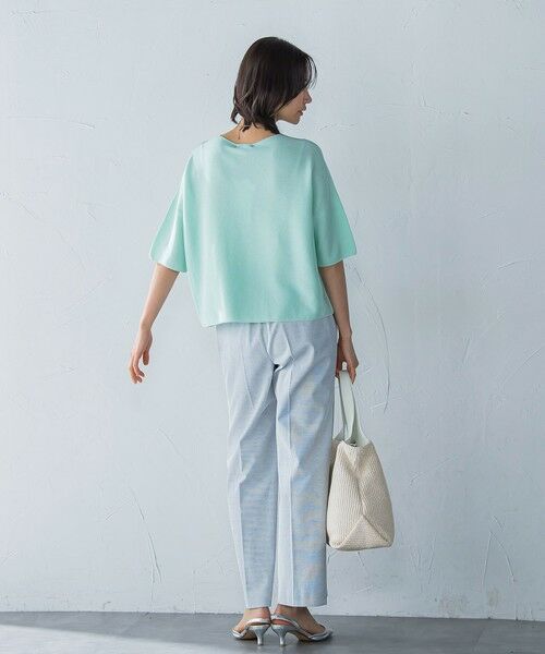 LAUTREAMONT / ロートレアモン ニット・セーター | ラメ入りホールガーメントVネックニット≪手洗い可能≫ | 詳細14