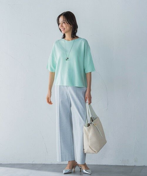 LAUTREAMONT / ロートレアモン ニット・セーター | ラメ入りホールガーメントVネックニット≪手洗い可能≫ | 詳細15