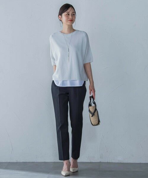 LAUTREAMONT / ロートレアモン ニット・セーター | ラメ入りホールガーメントVネックニット≪手洗い可能≫ | 詳細17