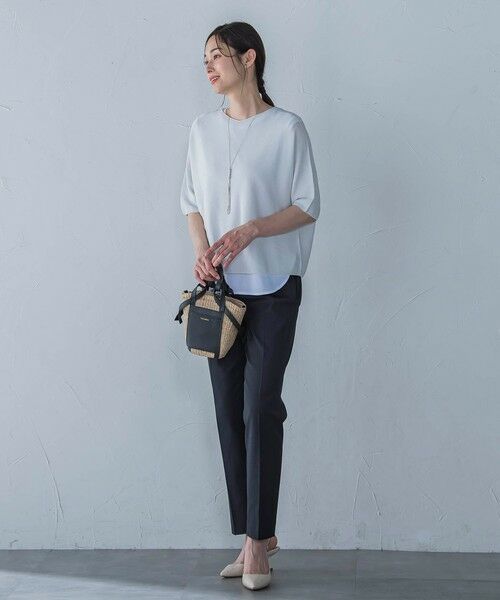 LAUTREAMONT / ロートレアモン ニット・セーター | ラメ入りホールガーメントVネックニット≪手洗い可能≫ | 詳細18