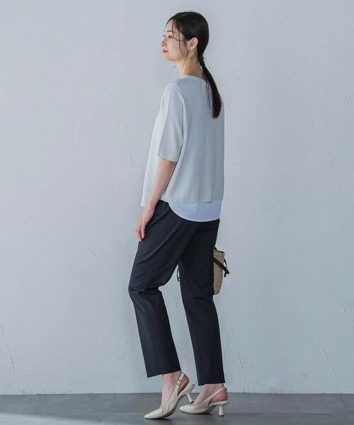 LAUTREAMONT / ロートレアモン ニット・セーター | ラメ入りホールガーメントVネックニット≪手洗い可能≫ | 詳細19