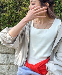 LAUTREAMONT / ロートレアモン キャミソール・チューブトップ | 【WEB限定】スクエアネックタンクトップ≪手洗い可能≫