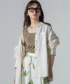 LAUTREAMONT / ロートレアモン キャミソール・チューブトップ | 【WEB限定】スクエアネックタンクトップ≪手洗い可能≫