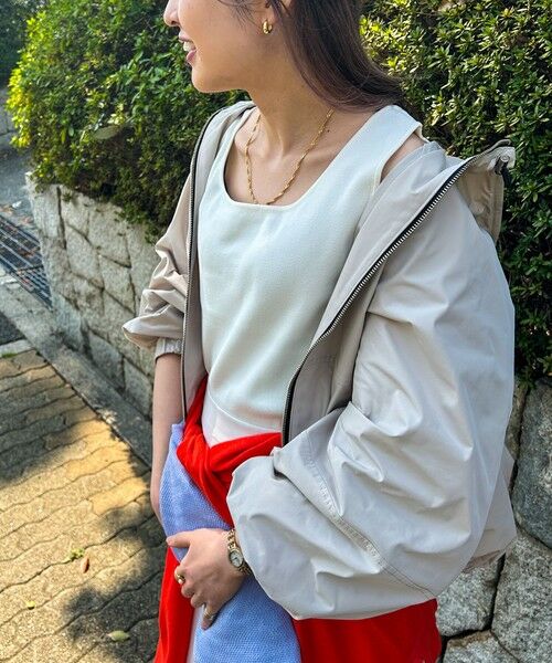 LAUTREAMONT / ロートレアモン キャミソール・チューブトップ | 【WEB限定】スクエアネックタンクトップ≪手洗い可能≫ | 詳細2